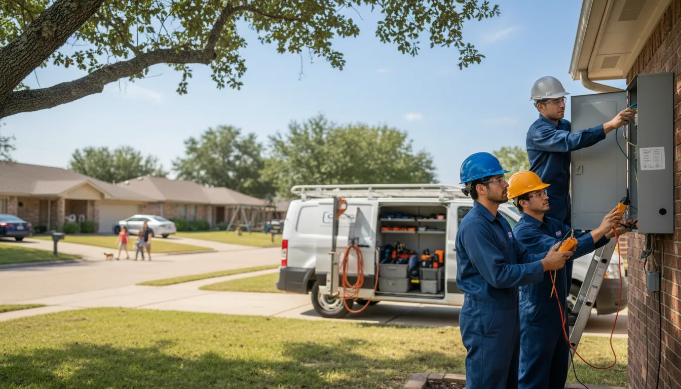 Certified electrician providing emergency electrical services in Bloomer, WI